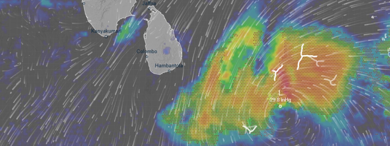 Depression Developing in the Bay of Bengal